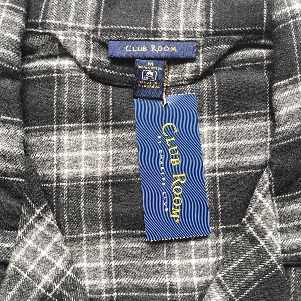 Club Room Long Sleeve Plaid Pajama Sleep Set — image 6 of 8